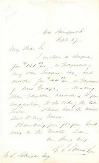 The Famous Clergyman Richard Storrs Pays His Income Taxes