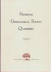 National Genealogical Society Quarterly (Volume 84, Number 3, September 1996) National Genealogical Society Quarterly (Volume 84, Number 3, September 1996)