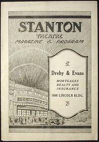 Stanton Theatre Magazine & Program Jan. 11, 1926