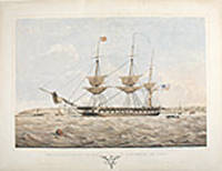 United States Frigate St Lawrence 50 Guns Sailing off Osborne, Isle of Wight