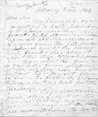Frances Granger, Running for New York Lieutenant Governor In 1828, Writes to Congressman Stephen Van Renssalaer About State and National Politics:   
