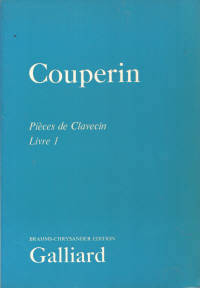 Couperin Pieces de Clavecin Livre 1, Livre 2, Livre 3, Livre 4 Four Volumes