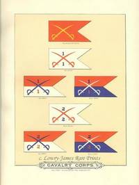 Civil War Flag Print: Flags of the Army of the United States carried during The War of the Rebellion, 1861-1865- Cavalry Corps  Cavalry Corps -Military Division of the Mississippi- 1st & 2nd Division