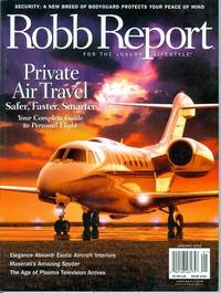 ROBB REPORT 1/02 Private Air Travel