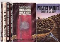 6 Volumes:  Infinite Man ---with Project Barrier ---with Lost Perception (aka:  Scourge of Screamers ) ---with Last Leap ---with Dark Universe ---with Counterfeit World  ( Filmed as The 13th [ Thirteenth ] Floor)( released in the US as Simulacron-3 )