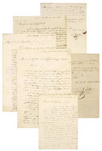 [GROUP OF SIX AUTOGRAPH LETTERS, SIGNED, FROM CENTRAL GOLD RUSH FIGURE AND CALIFORNIA PIONEER, JOHANN (JOHN) AUGUSTUS SUTTER, TO FELLOW CALIFORNIA PIONEER, JEAN JACQUES VIOGET. ACCOMPANIED BY TWENTY-TWO OTHER MANUSCRIPT AND PRINTED DOCUMENTS CHRONICLING V