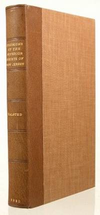 A Digested Index to the Decisions of the Superior Courts of the State of New-Jersey. Felcone 751