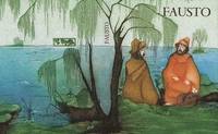 Fausto and Letter of Anastasio el Pollo on the benefit of the Laye of the Crane.  Aquatints by Mirta Ripoll and Alicia Scavino. Two Volumes