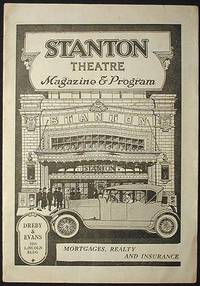 Stanton Theatre Magazine & Program Dec. 17, 1923 Stanton Theatre Magazine & Program Dec. 17, 1923