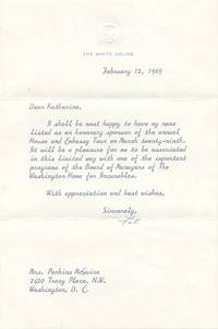 First Lady Pat Nixon Sponsors A House And Embassy Tour