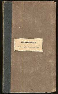 Shaksperiana. Catalogue of All the Books, Pamphlets, &c. Relating to Shakespeare. To which are subjoined, An Account of the Early Quarto Edition of the Great Dramatist's Plays and Poems, The Prices at which many copies have sold at Public Sales; Together with a list of the leading and esteemed editions of Shakespeare's Collected Works