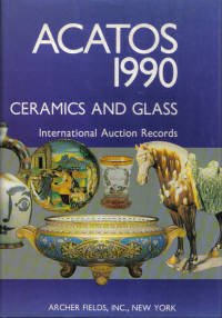Acatos 1990 Ceramics and Glass International Auction Records from January 1st to December 31st 1989