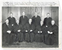 8" x 10" Black-and-White Portrait Photograph of the Warren Court