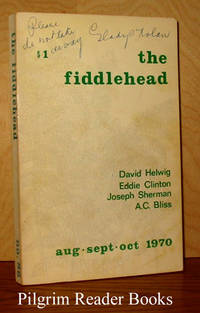 The Fiddlehead. Number 86, August, September, October 1970