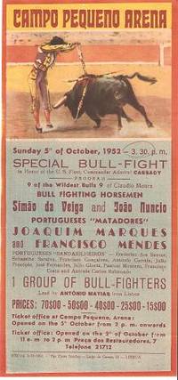 CAMPO PEQUENO ARENA ... SPECIAL BULL FIGHT:
