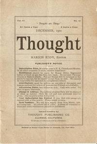 THOUGHT," Vol. III, No. 12, December 1901 THOUGHT," Vol. III, No. 12, December 1901