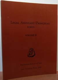 Blackstone Paralegal Studies Volume II: Torts