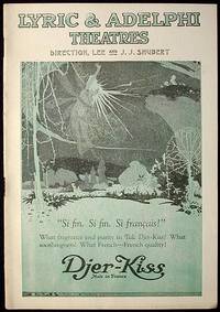 The Belle of New York of 1921 Playbill Philadelphia Lyric Theatre