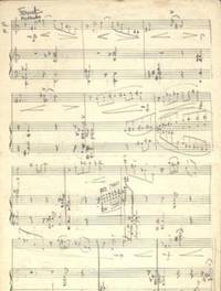 Wariacje Variations for Trumpet & Piano. [Score]. Autograph musical manuscript