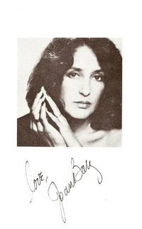 Signed black-and-white portrait: