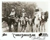 SIGNED, PROFESSIONAL PHOTOGRAPH OF THE CHARLIE DANIELS BAND