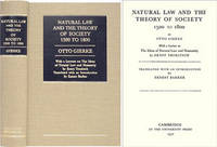 Natural Law and the Theory of Society 1500 to 1800