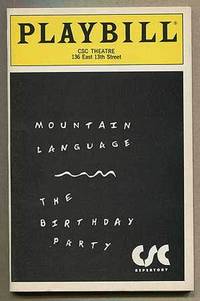 [Playbill]: Mountain Language and The Birthday Party