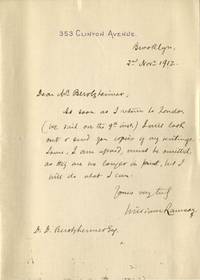 Nobel Prize Winner Ramsay Mentions His Writings