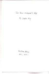 The New Lieutenant's Rap ---a Proof Copy ---by Stephen King ( Philtrum Press ) ( Later in Hearts in Atlantis ) The New Lieutenant's Rap ---a Proof Copy ---by Stephen King ( Philtrum Press ) ( Later in Hearts in Atlantis )