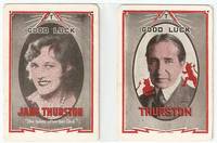 GOOD LUCK" THROW OUT CARD: GOOD LUCK" THROW OUT CARD: