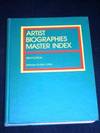 Artist Biographies Master Index (Gale Biographical Index Series No 9)
