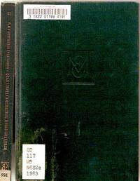 Quantitative Chemical Micro-Analysis [Microanalysis]; Elsevier Monographs,  Chemistry Section Vol. 32