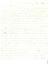AUTOGRAPH LETTER SIGNED (ALS) TO HER SON, SOMERSET (Ohio), JULY 9, 1858, RE FAMILY AND DOMESTIC MATTERS AUTOGRAPH LETTER SIGNED (ALS) TO HER SON, SOMERSET (Ohio), JULY 9, 1858, RE FAMILY AND DOMESTIC MATTERS