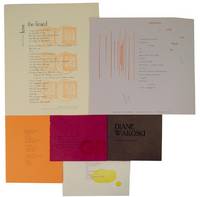 2 Broadsides, 3 Postcards