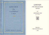 Lincoln The Constitutional Lawyer