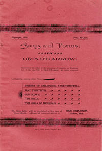 Songs and Poems [wrapper title]