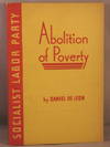 Abolition of Poverty; Socialist Versus Ultramontane Economics and Politics