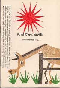 SEED CORN : House Organ of the Molehill Press. Nos. 1-37, but missing  nos. 18 & 21 & part of 23. With 8 Christmas booklets & Typophile Monographs