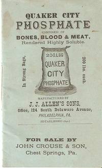 QUAKER CITY PHOSPHATE: QUAKER CITY PHOSPHATE: