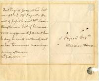 “The Father Of American Surgery,” Dr. Physick Writes To French Dimplomat
