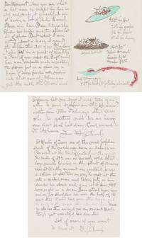 Frederick Church Illustrates A Letter With Three Sketches