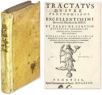 Tractatus de Iure Prothomiseos. Nuperrime Recognitus a Plurimis