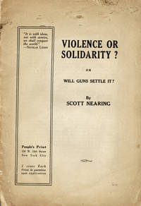 Violence or Solidarity? or, Will Guns Settle It?