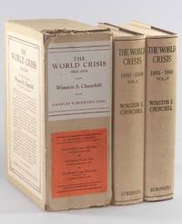 The World Crisis, 1916-1918, Volumes I & II, immaculate jacketed first editions in the very rare publisher's slipcase