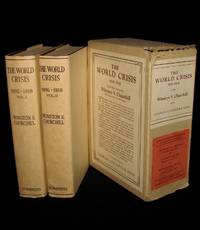 The World Crisis, 1916-1918, Volumes I & II, immaculate jacketed first editions in the very rare publisher's slipcase