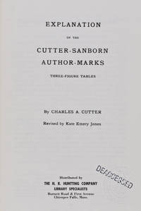 C. A. Cutter's Cutter-Sanborn Three-Figure Author Table