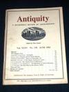 Antiquity - A Quarterly Review of Archaeology - June 1961