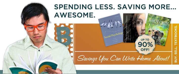 used textbook promo