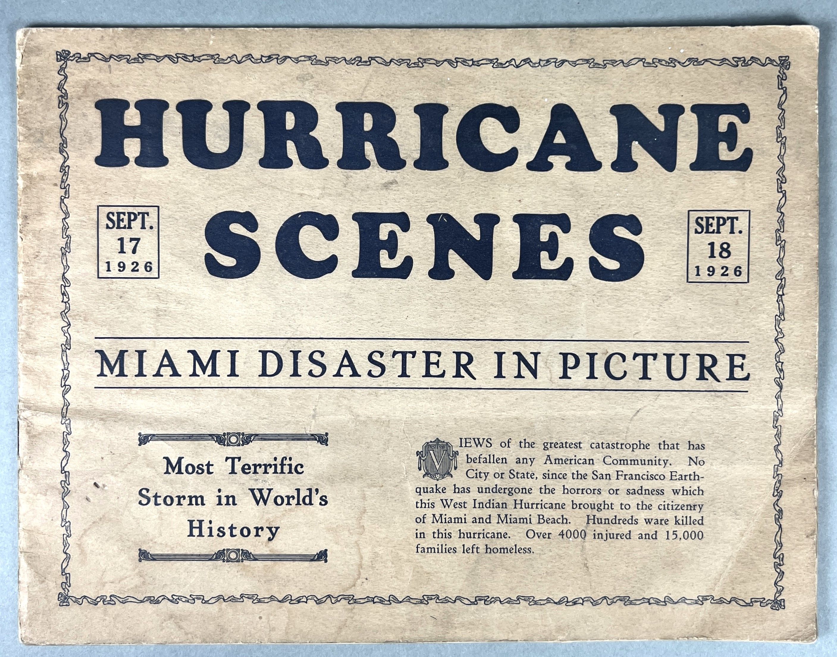 Where Was Equalizer 2 Hurricane Scene Filmed Hurricane Scenes; Miami Disaster in Picture. Sept. 17- Sept. 18, 1926