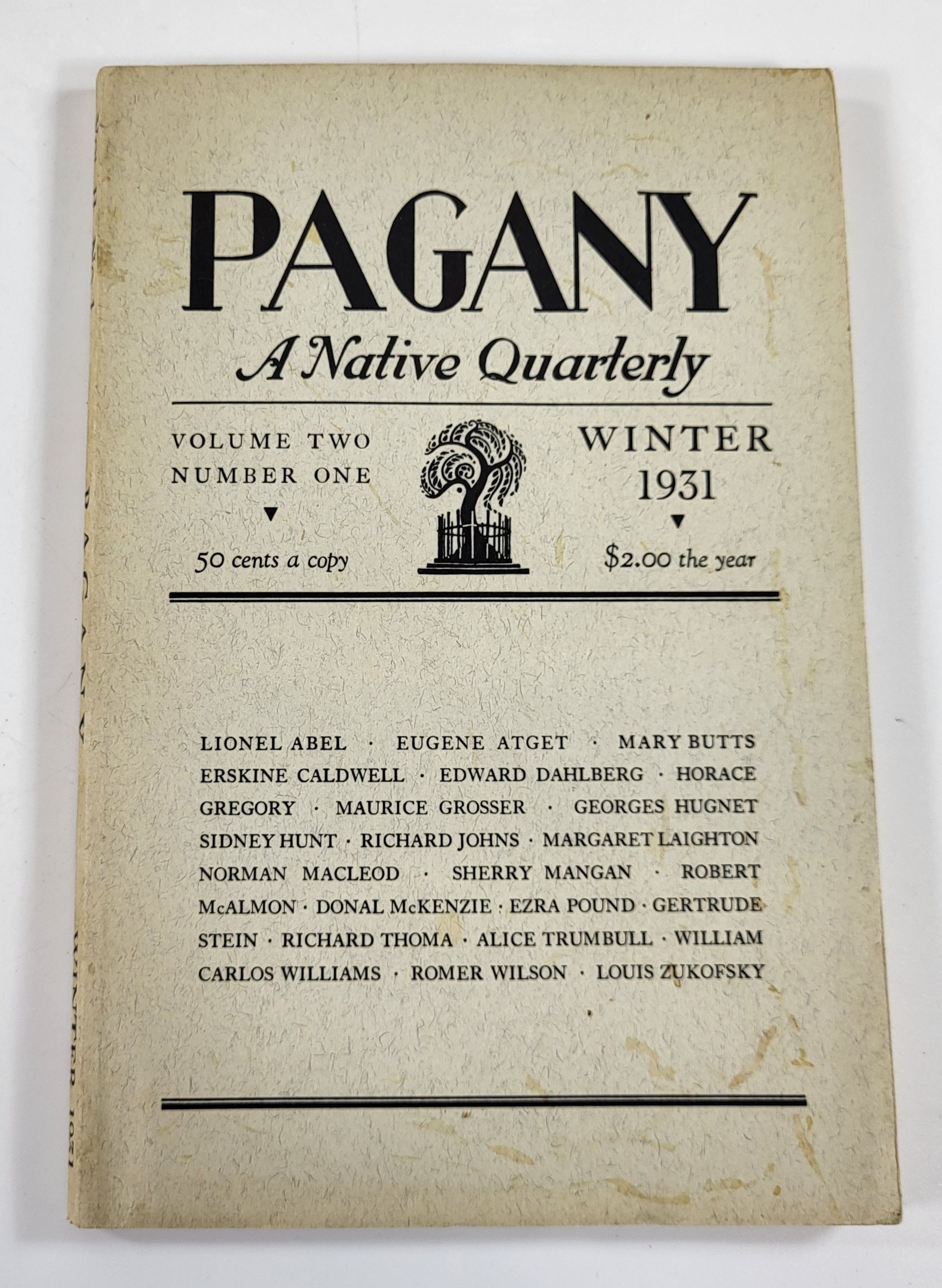 Image for Pagany: A Native Quarterly. Volume II, Number 1, January - March 1931 Pagany: A Native Quarterly. Volume II, Number 1, January - March 1931